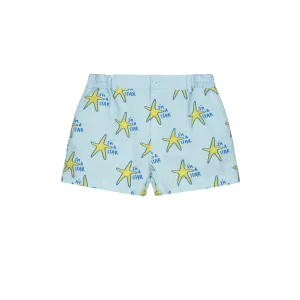 BONMOT LIGHT BLUE STARS SHORTS