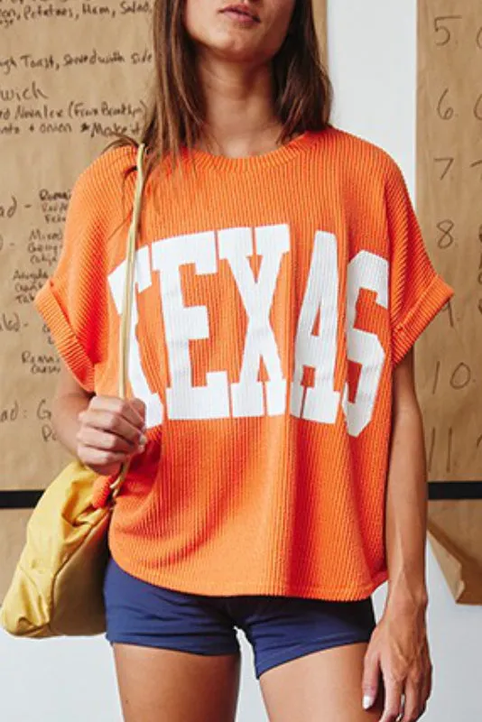 campus sweatshirt - orange