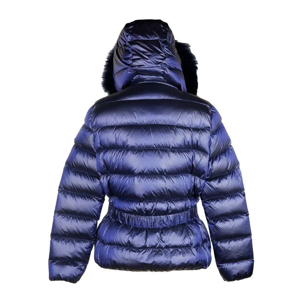 Chic Blue Yes Zee Jacket with Murmasky Fur