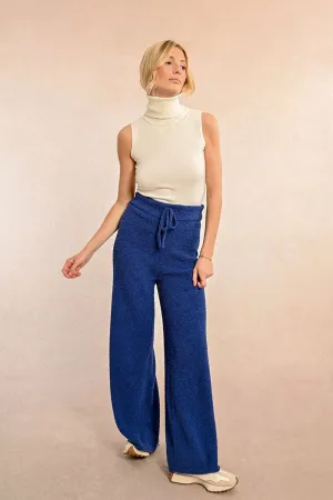 Cobalt Soft Knitted Pants