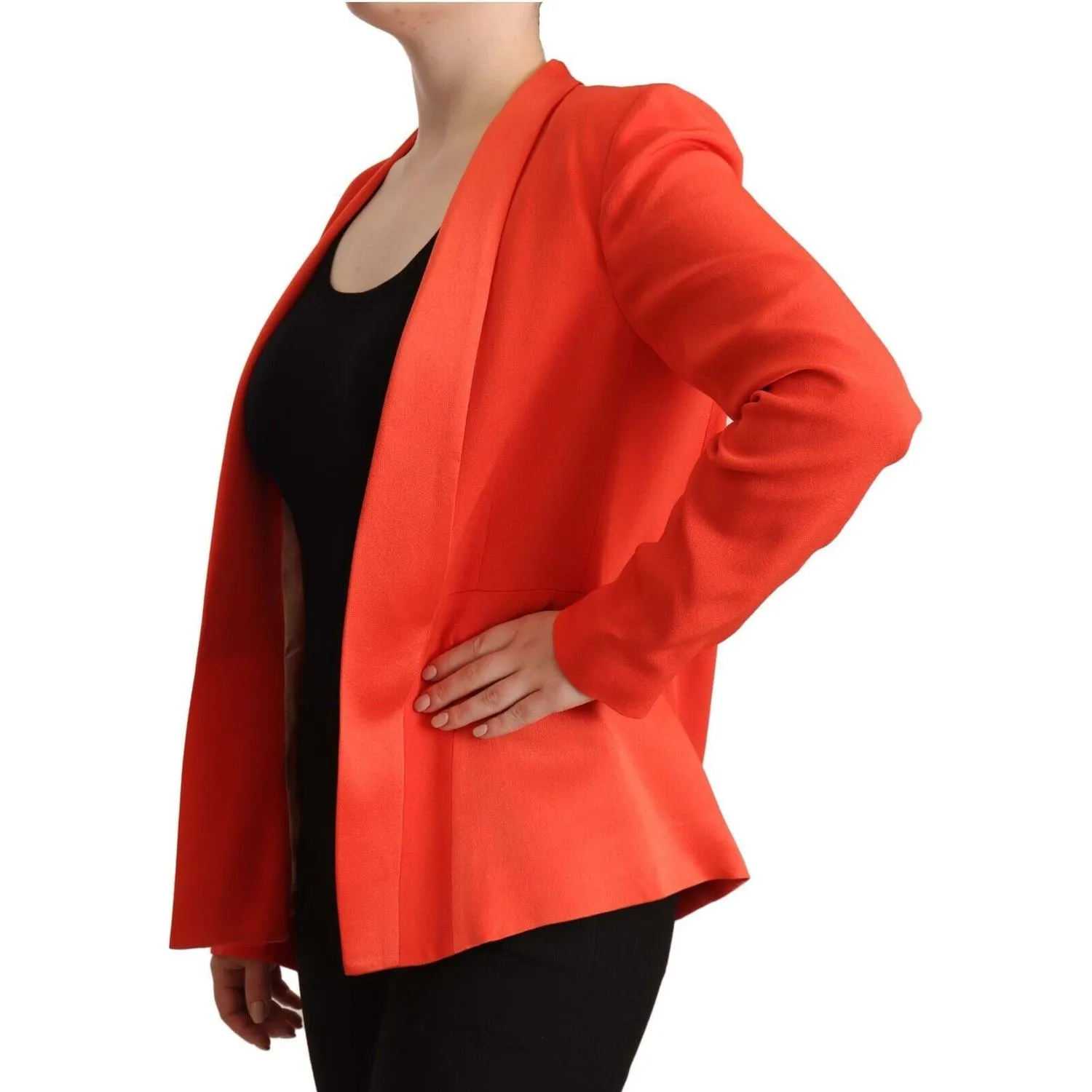 CO|TE Elegant Orange Overcoat Long Sleeves Jacket