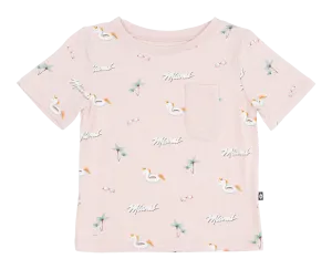 Court Culture x Kyte Baby Beach Blush Toddler Crew Neck Tee