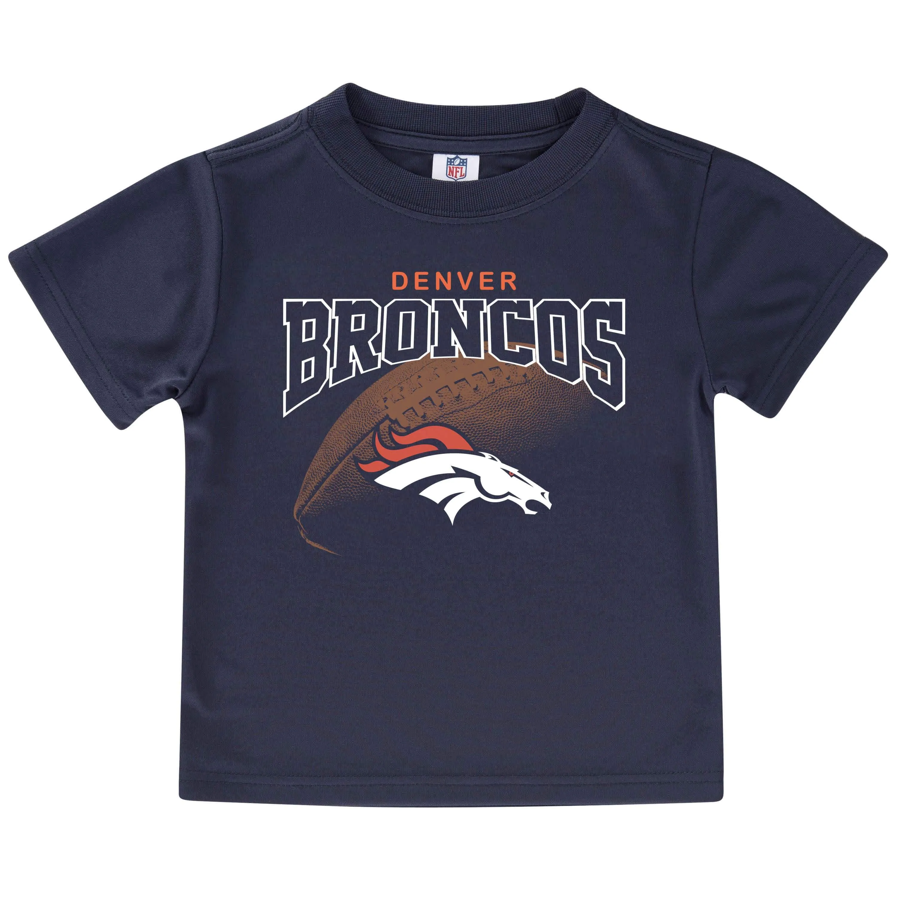 Denver Broncos 3-Pack Boys Short Sleeve Tee Shirts (Discontinued)