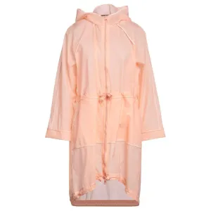 Elisabetta Franchi Powder Pink Long Waterproof Jacket