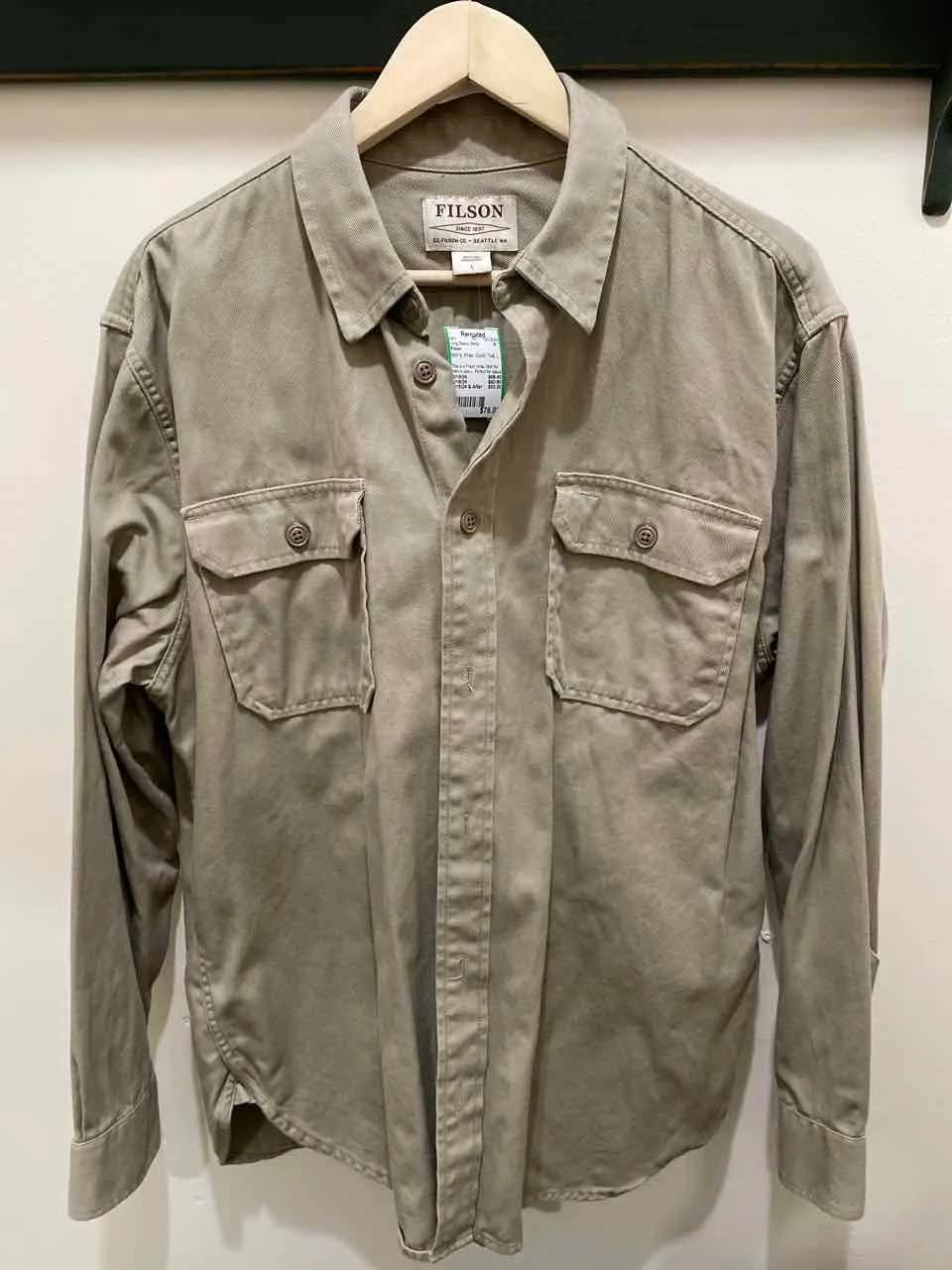 Filson Chino Shirt Men's L