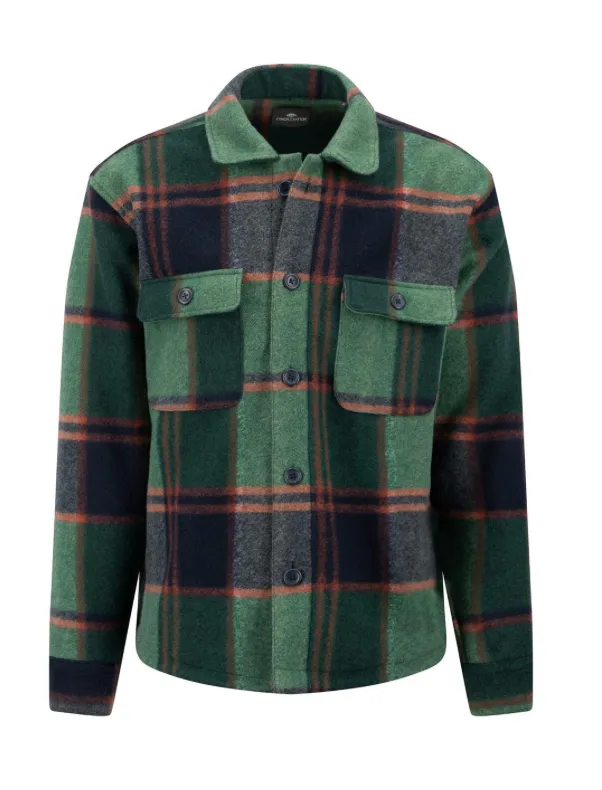 FYNCH HATTON® Soft Overshirt/Rust - New AW24