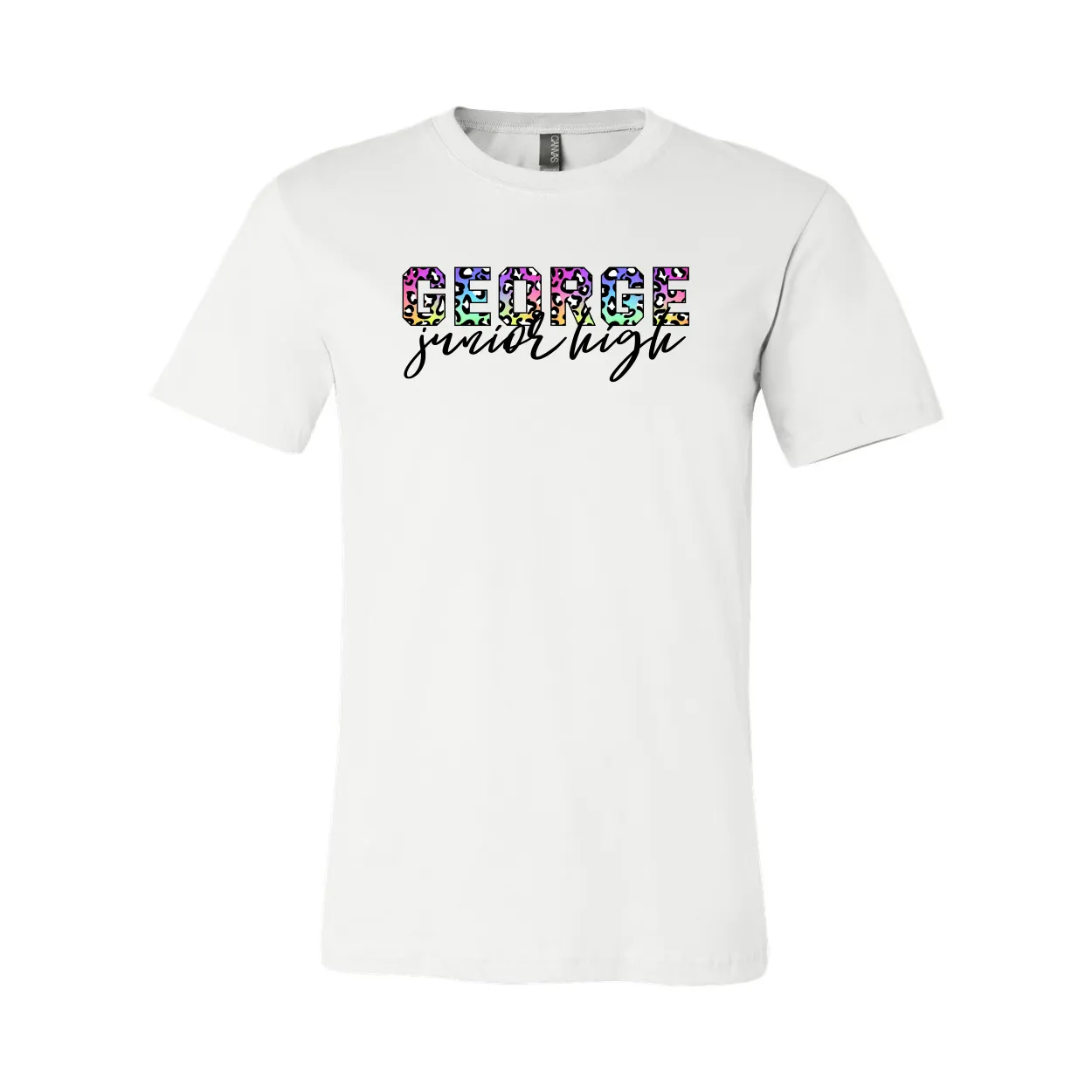 George Colorful Animal Print Soft Tee