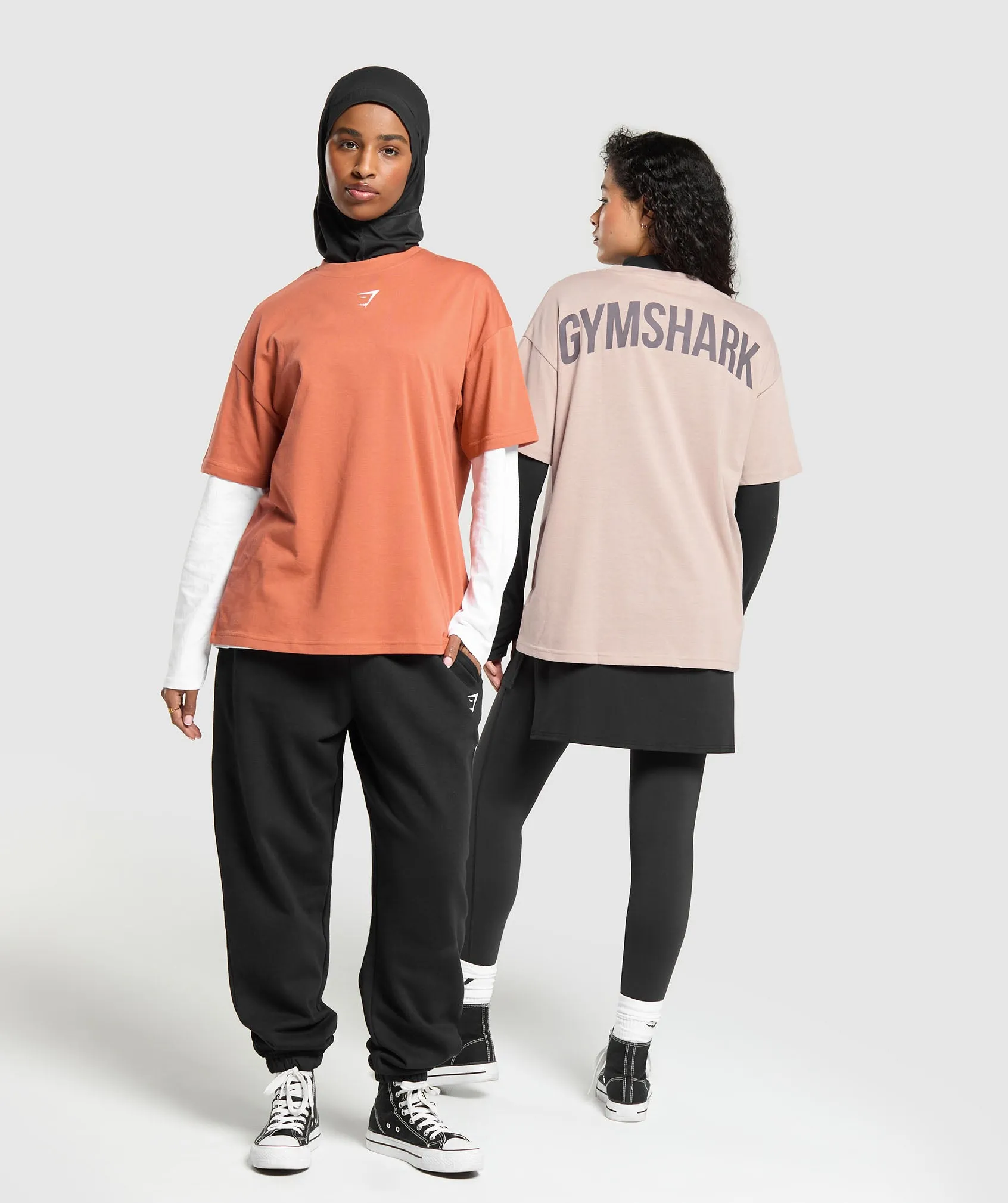 GS Power Oversized T-Shirt - Terracotta Orange