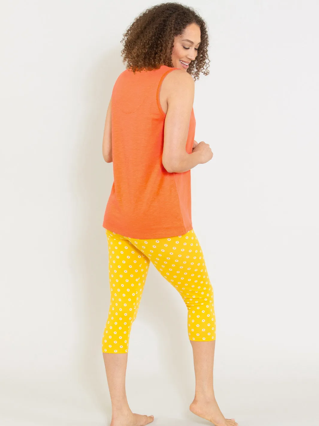 Holt cropped leggings polka daisy