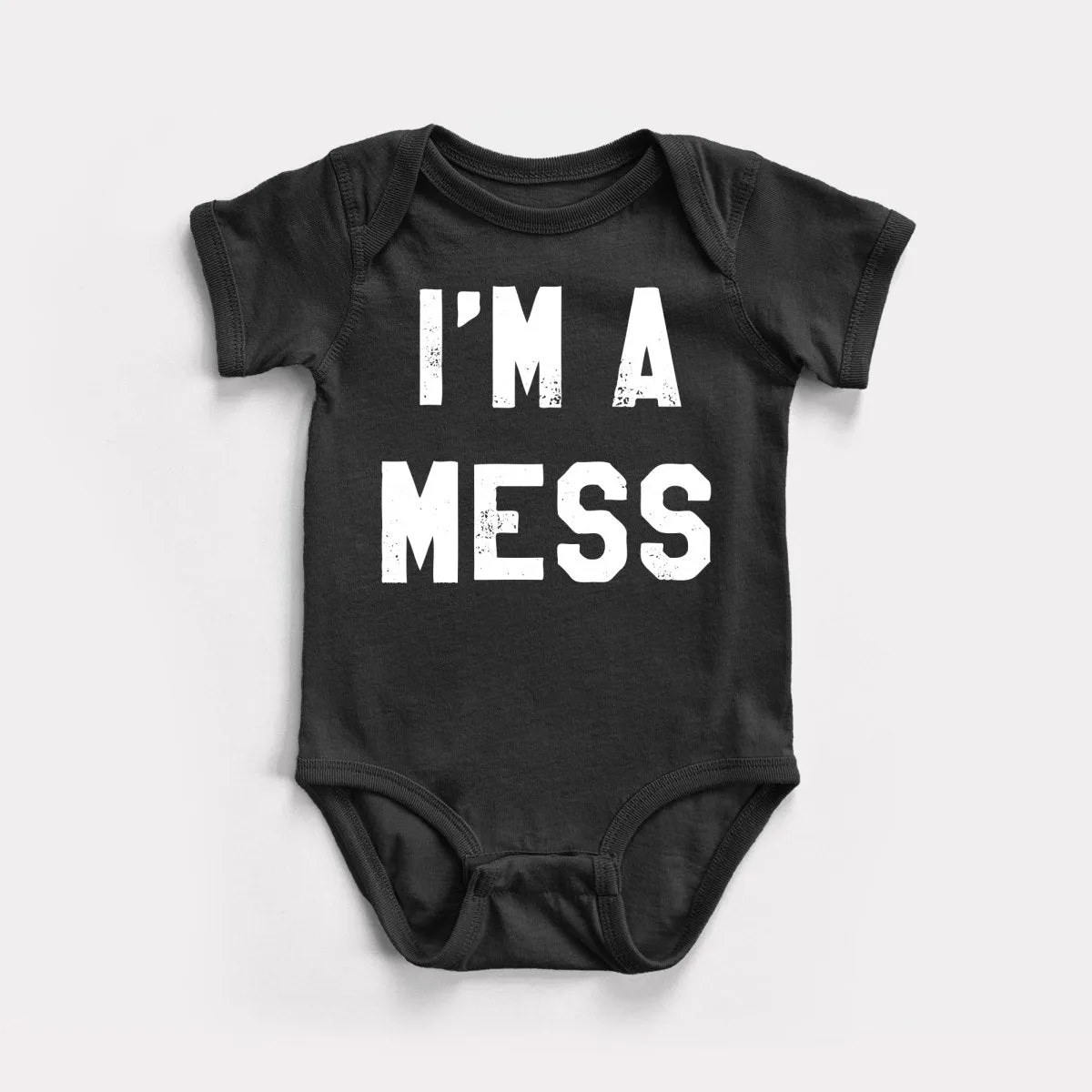 I'm A Mess Baby Bodysuit