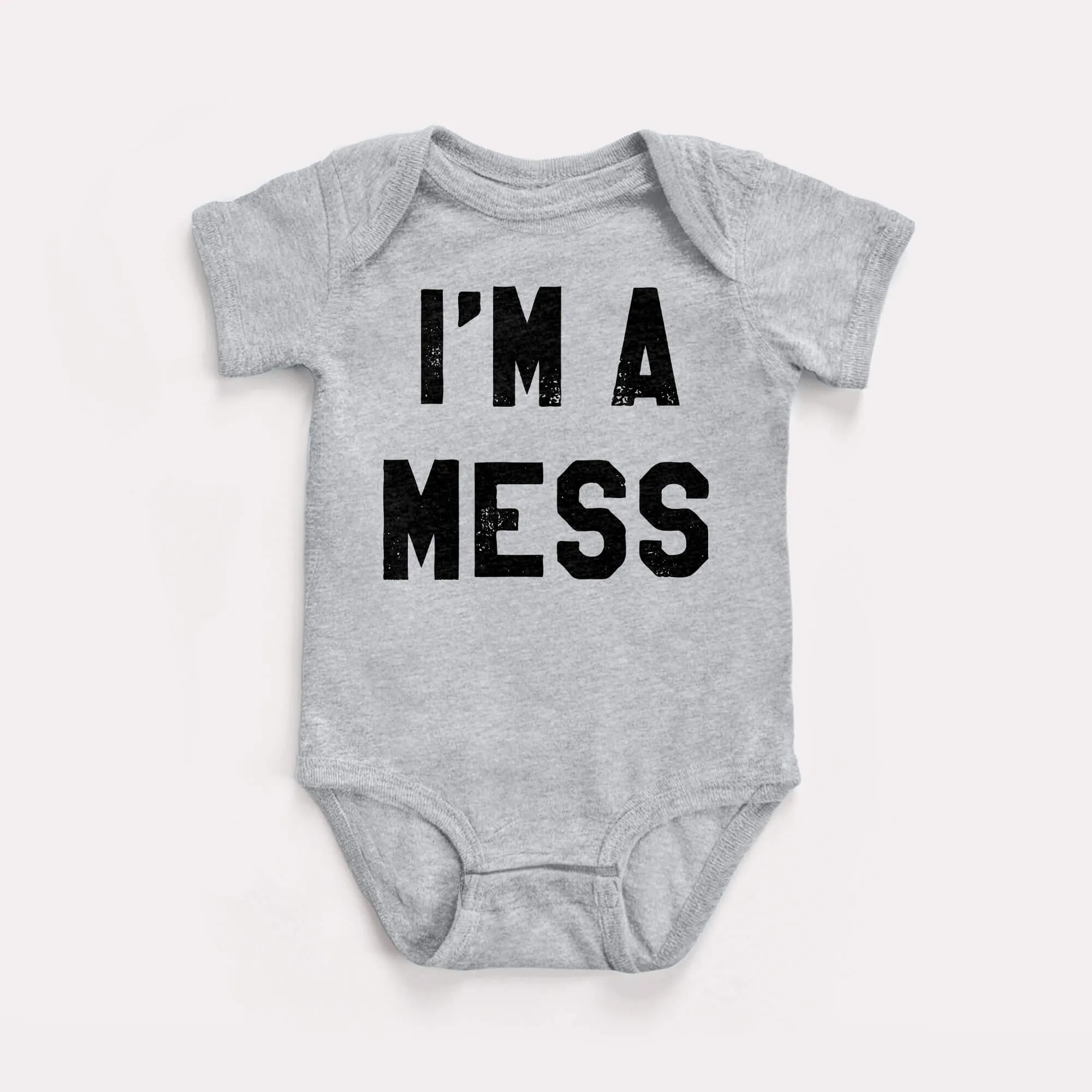 I'm A Mess Baby Bodysuit