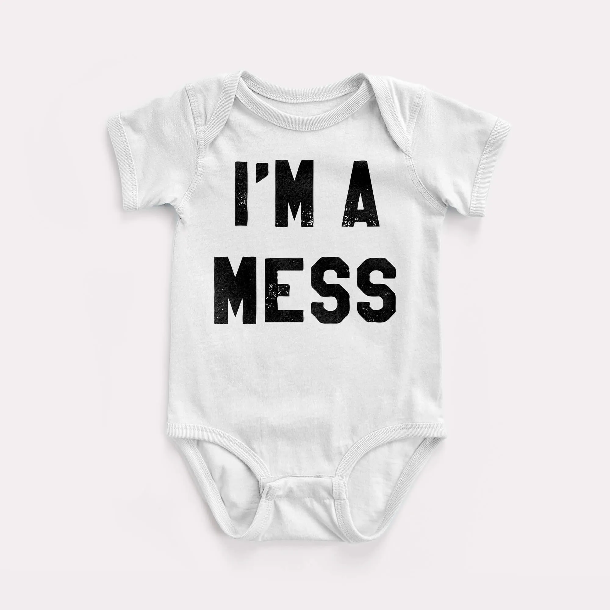 I'm A Mess Baby Bodysuit