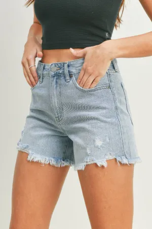 jackie short - light denim