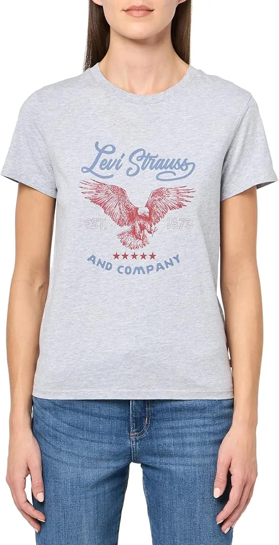 Levi Perfect T-shirt - EAGLE AND COMPANY STARSTRUCK HEATHER