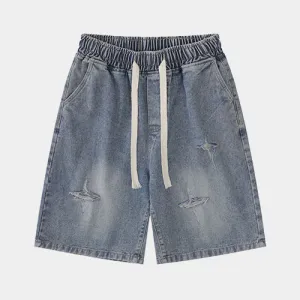 Light Wash | Vintage Casual Denim Shorts