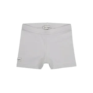 Lil Leggs Light Gray Biker Shorts