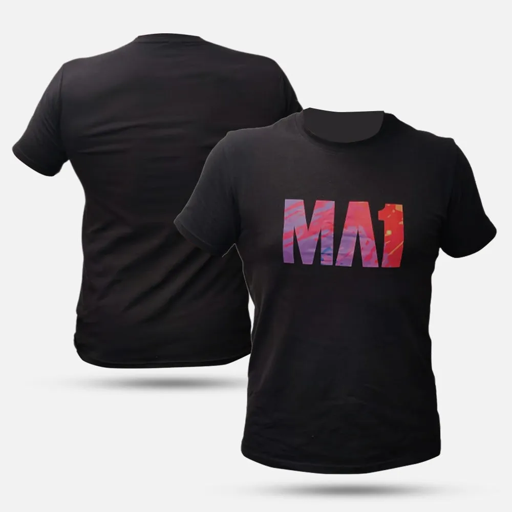 MA1 Basic - Black / Multi Colour T-shirt