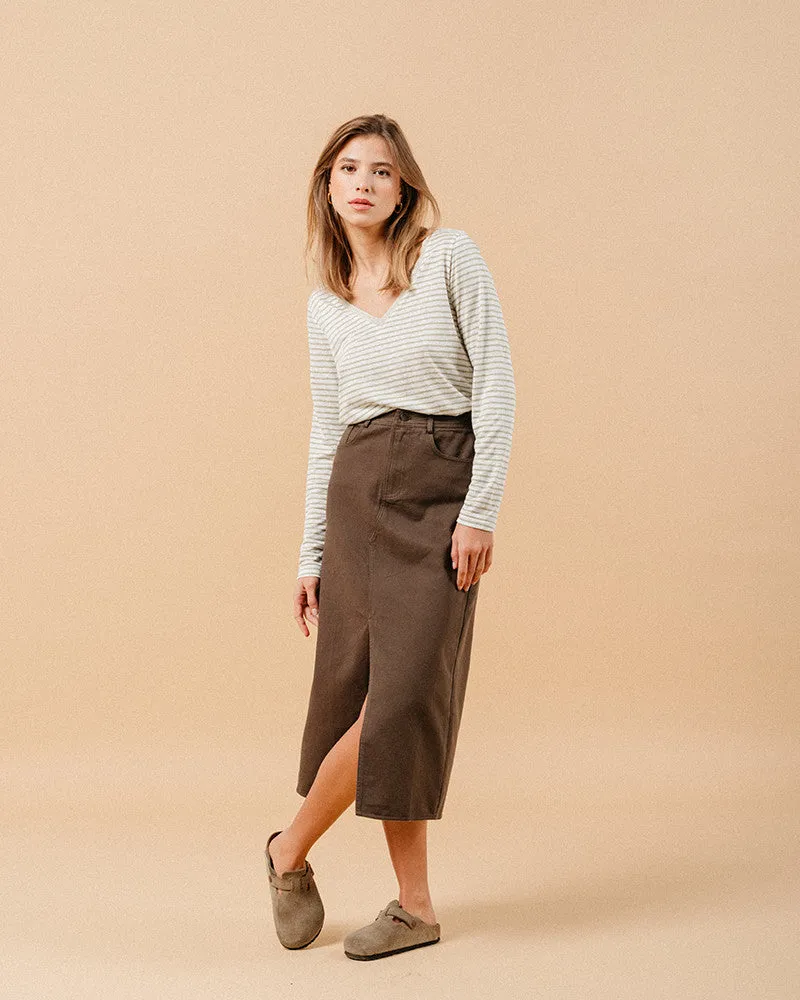 Maureen Skirt Khaki