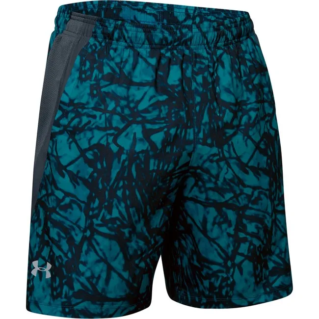 Men's UA Launch SW 7'' Printed Shorts 1326573-073