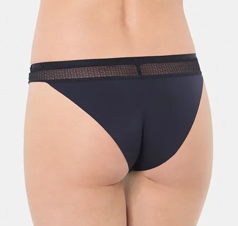 Microfibre tanga [Black]