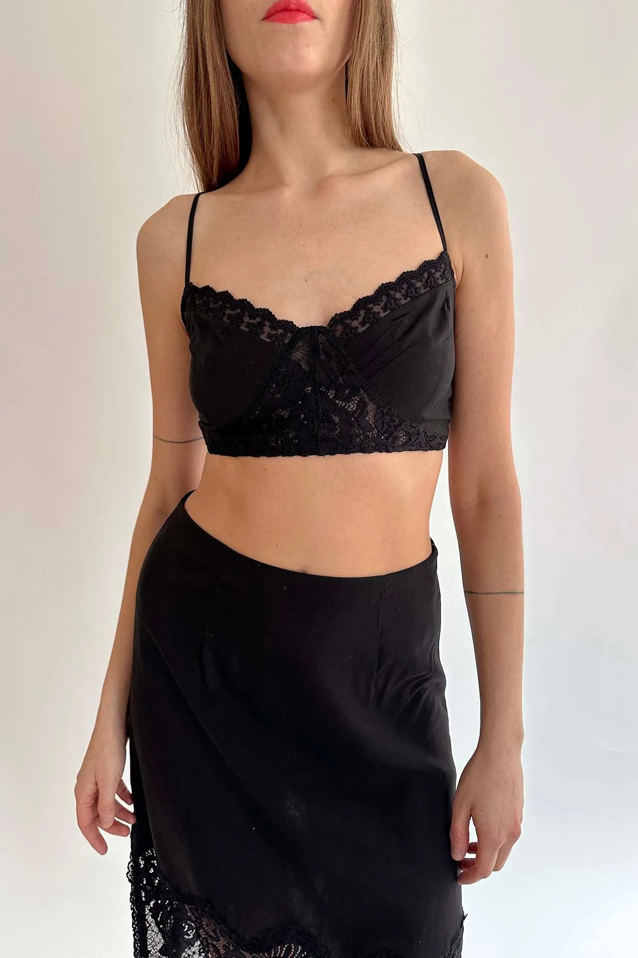 MR. LARKIN, Petite Bralette, Black