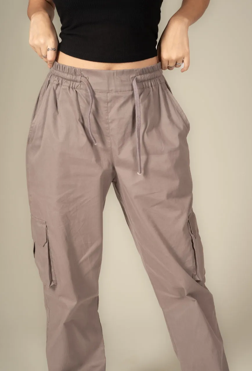 Olive Cargo Parachute Pant - Unisex Comfy Pant