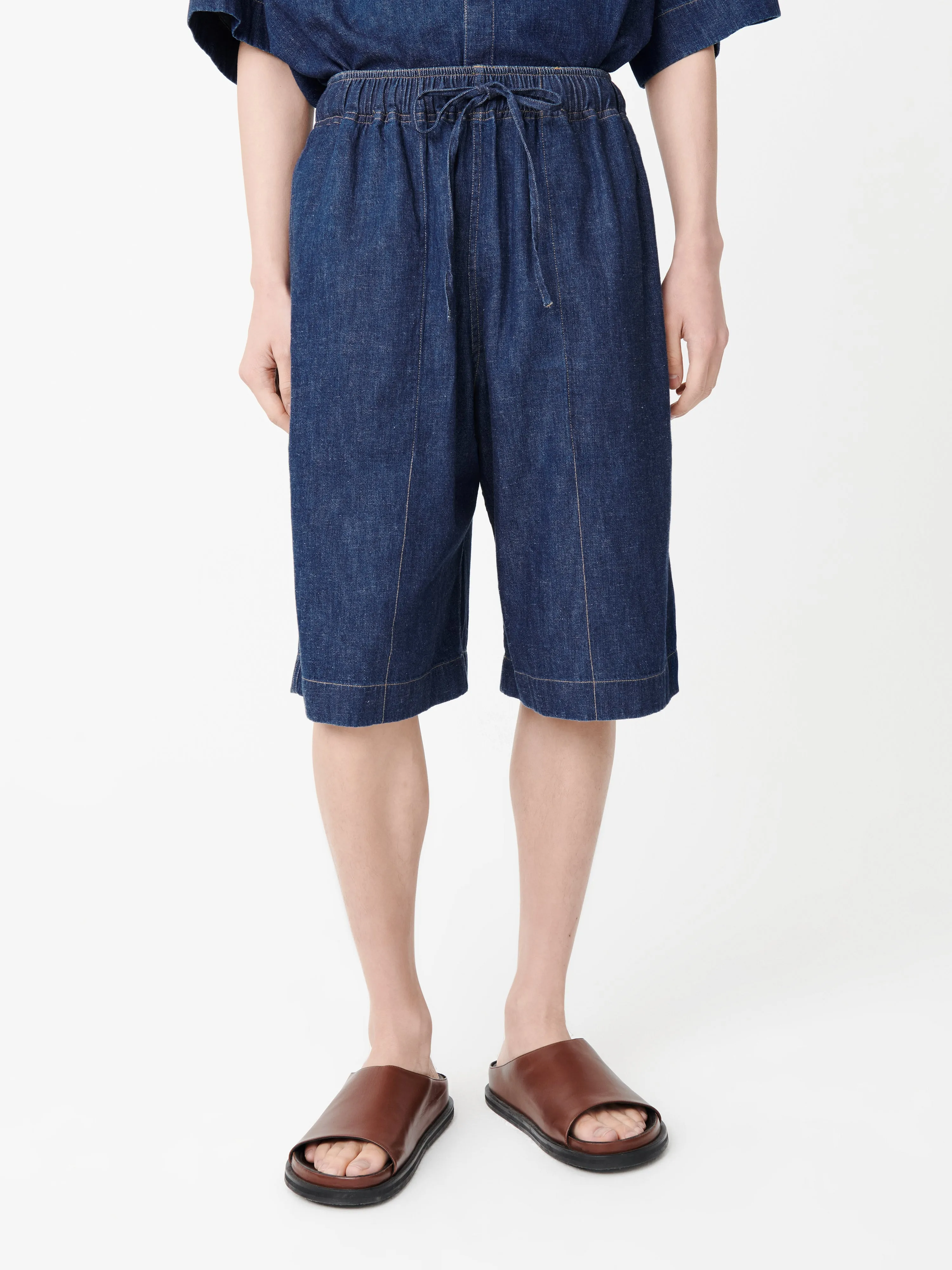 Ossi Denim Shorts in Indigo