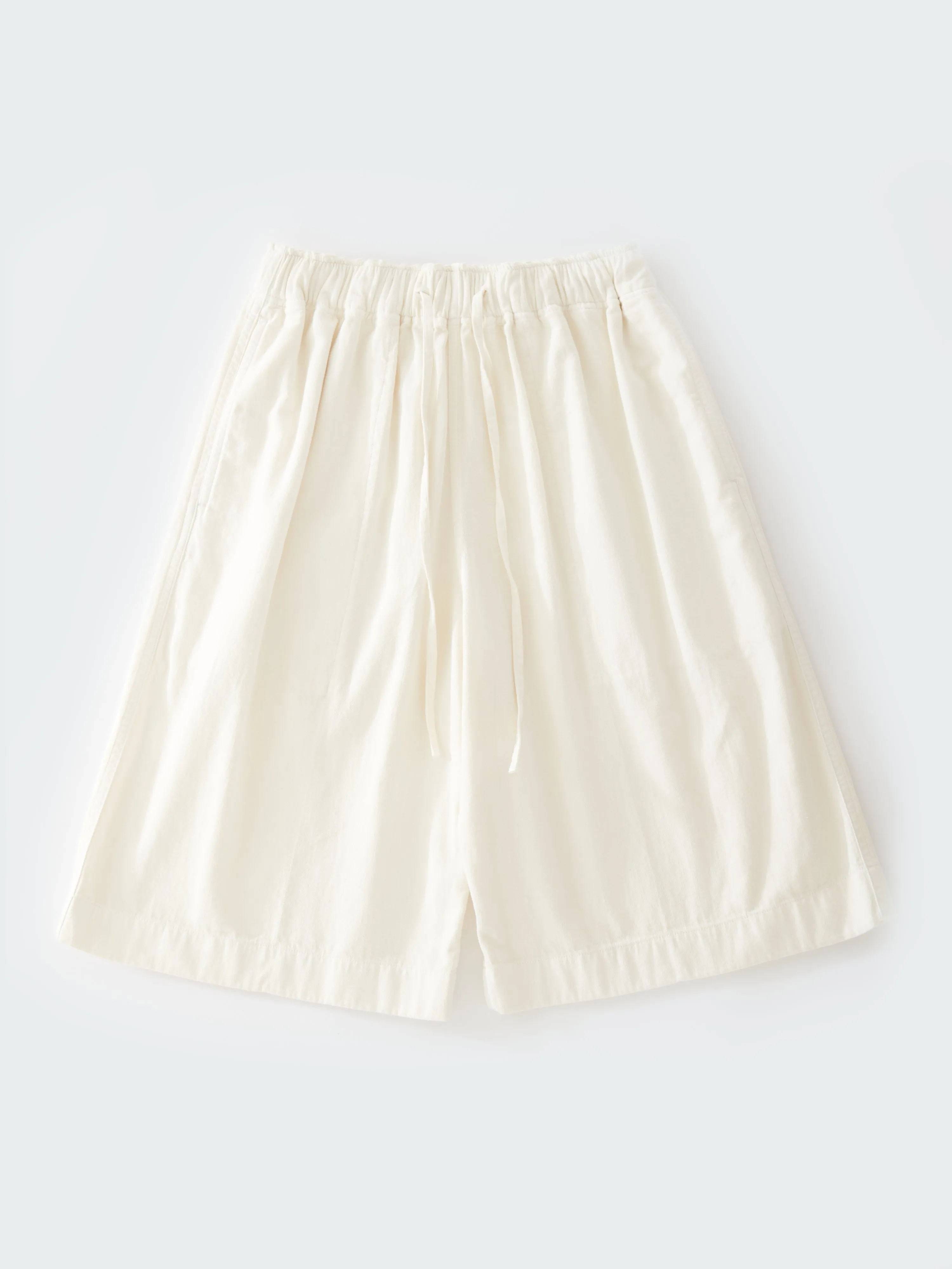 Ossi Denim Shorts in Parchment