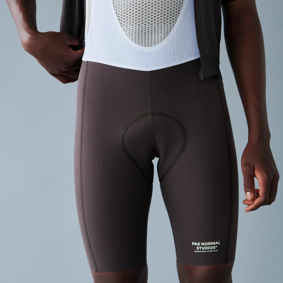 PAS NORMAL STUDIOS Solitude Bib Shorts SS24 - Light Brown