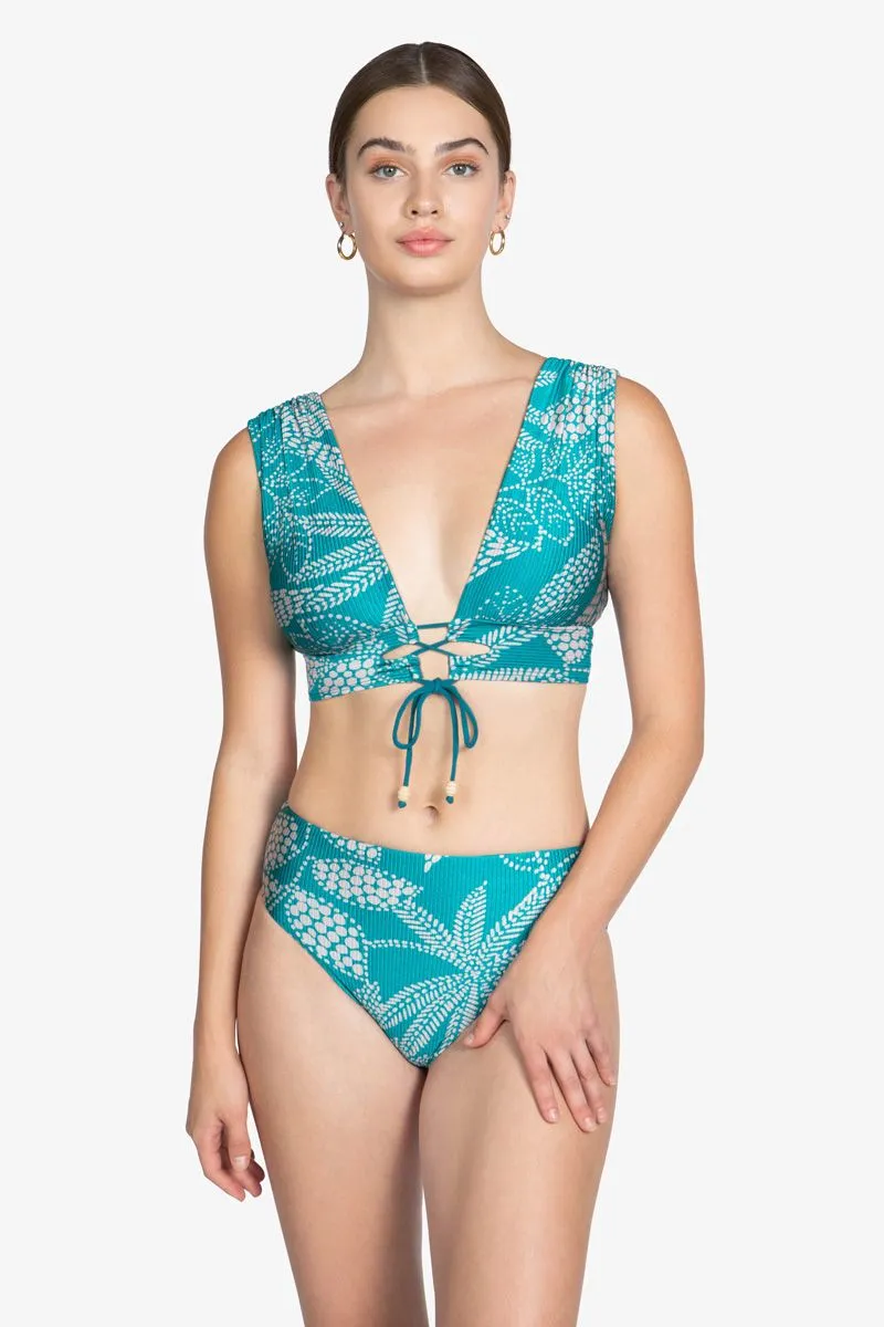 ROMY CAPSLEEVE BIKINI TOP (FINAL SALE)