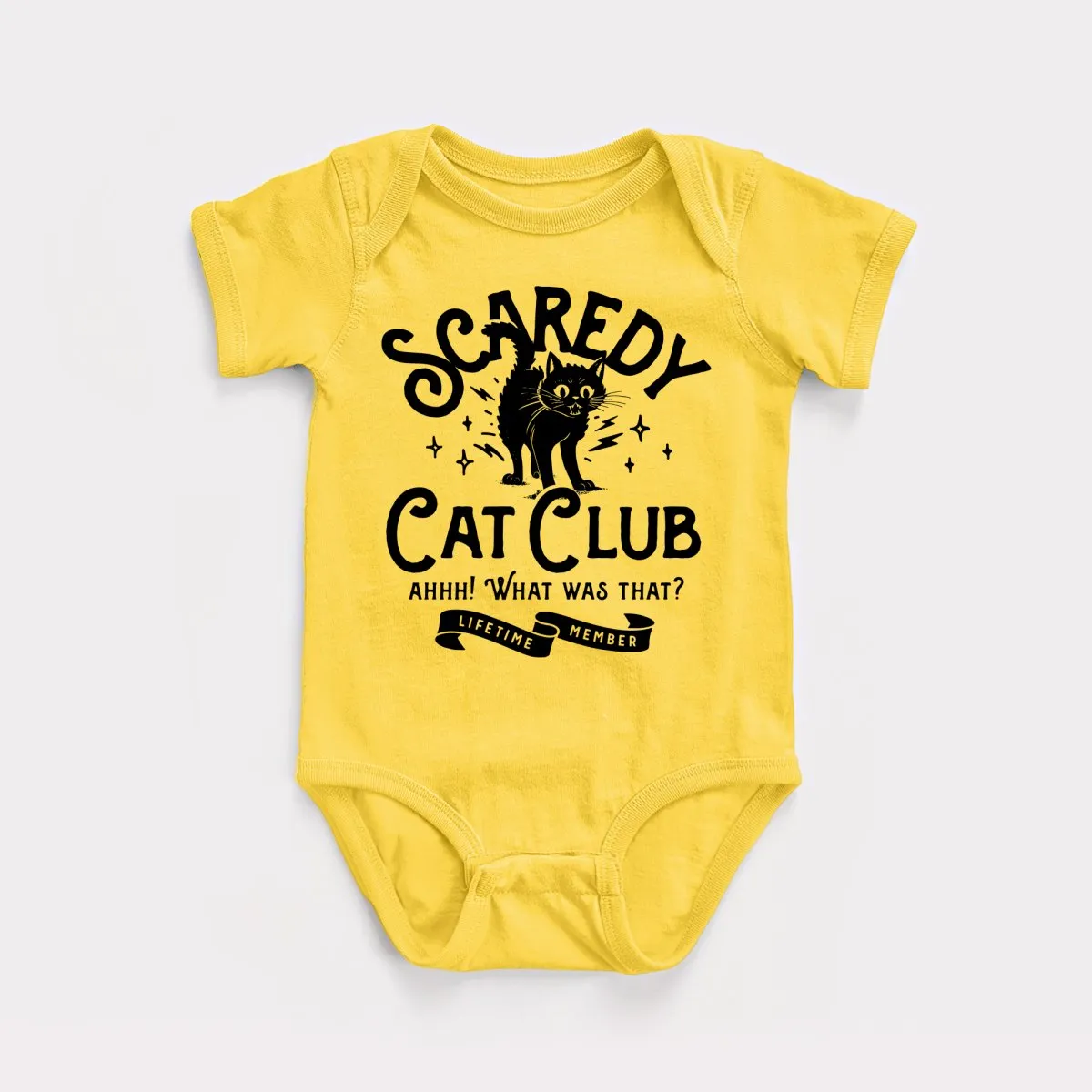 Scaredy Cat Club Baby Bodysuit