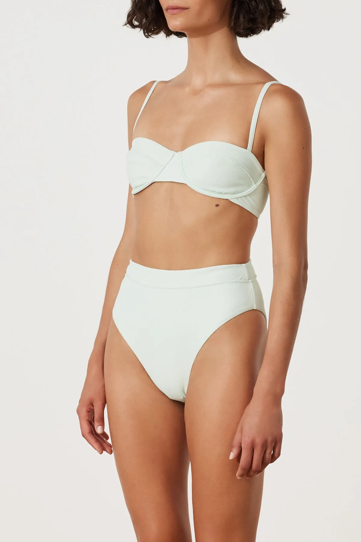 Seaglass Textured Balconette Bra Cup