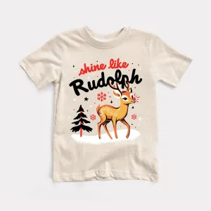 Shine Like Rudolph Toddler Tee