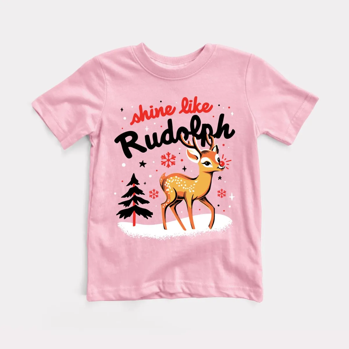 Shine Like Rudolph Toddler Tee