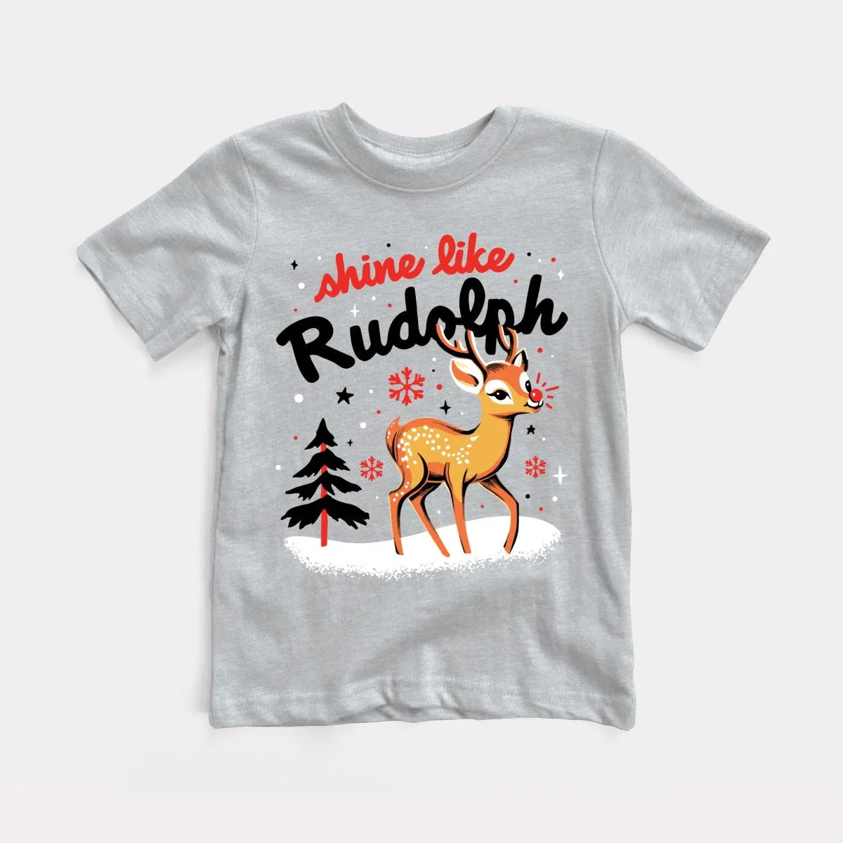 Shine Like Rudolph Toddler Tee