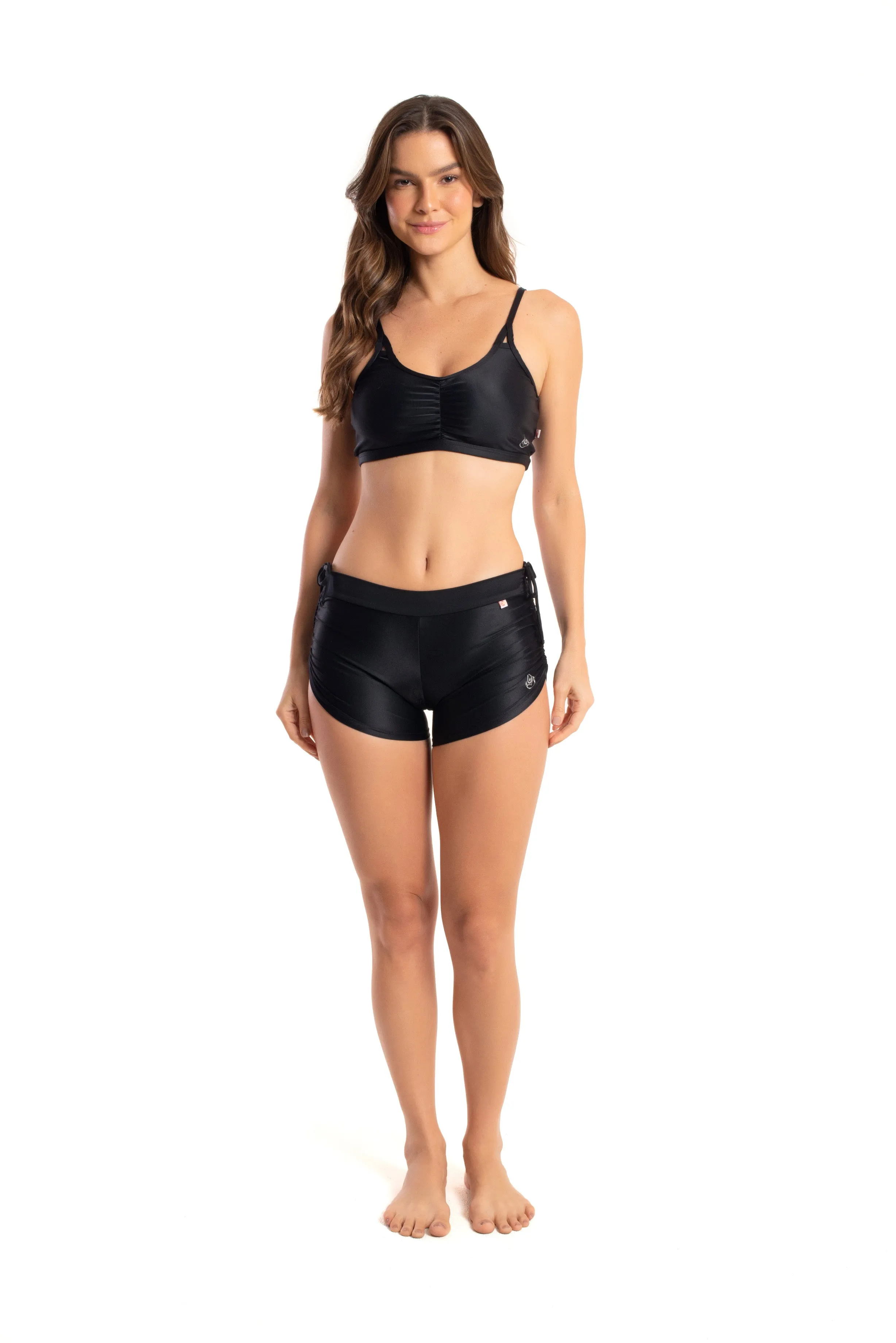 Side String Shorts, Black, Ultra Cool Form Light