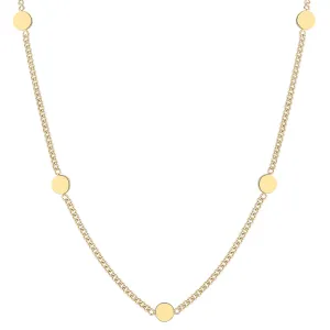 Small Circle Necklace Gold