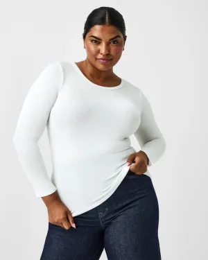 SPANX Better Base Long Sleeve Crew POWDER