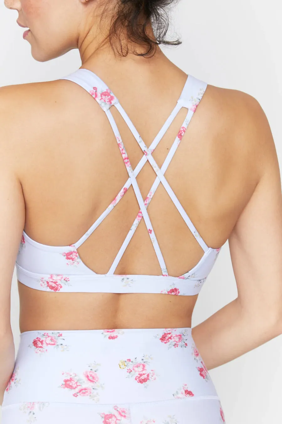 Studio Sport Bra, Floral Crush Print