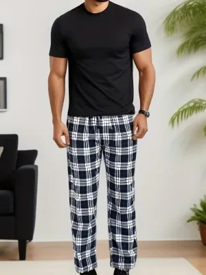 Stylish  Comfy Plaid Pants for Mens Casual Wear