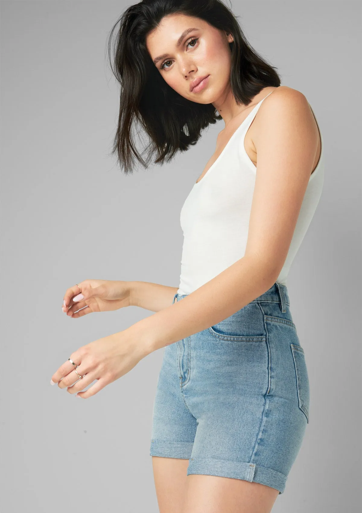 Tall Sadie Denim Shorts