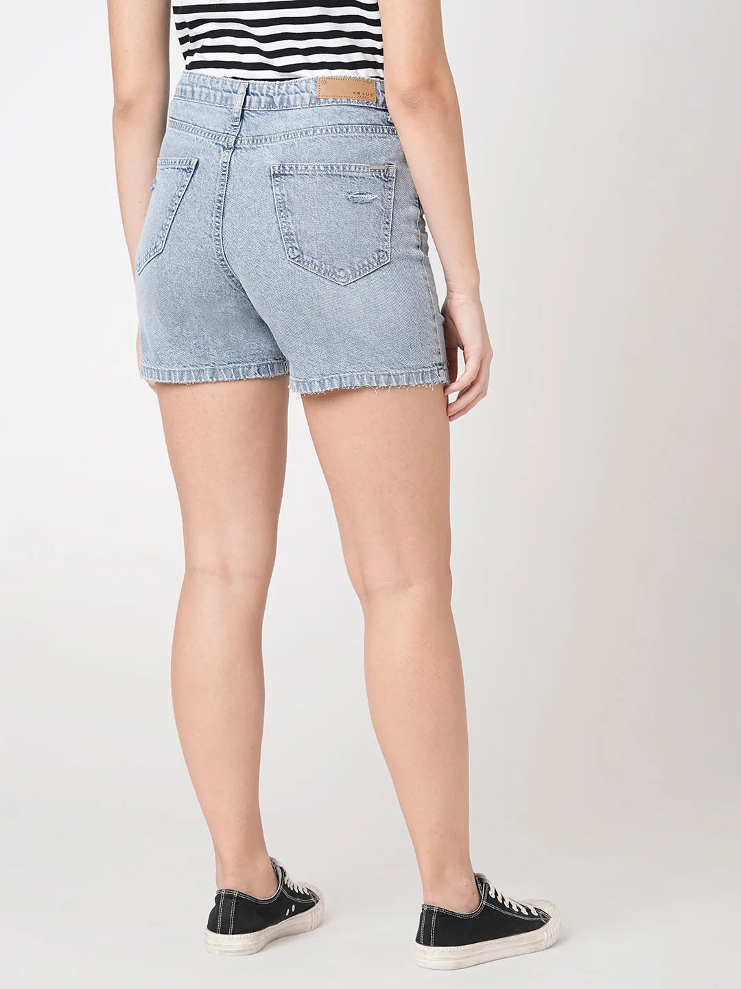 Women High-Rise Slim Shorts